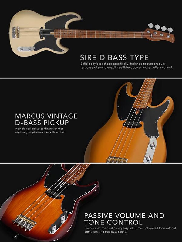 Sire Basses D5 Series Marcus Miller (D5 A4/BB)