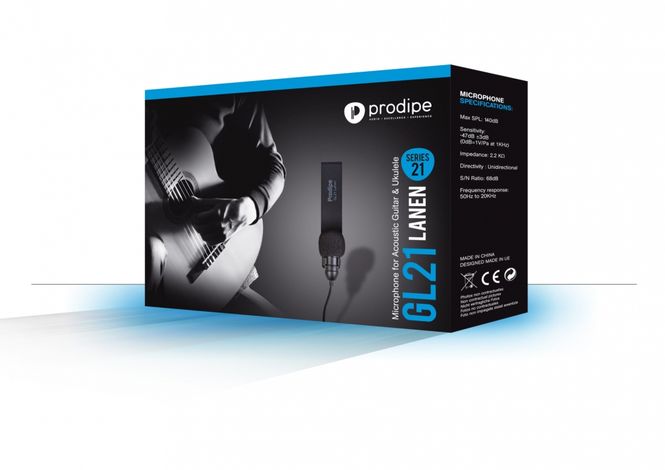 Hovedbilde Prodipe GL21 Guitar/Ukulele Electret Microphone