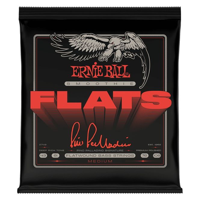 Hovedbilde Ernie Ball Pino Palladino Smoothie Flats 43-108 ...