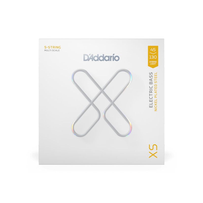 D'Addario XSB Hybrid Light 5-str. 045-130 Multiscale