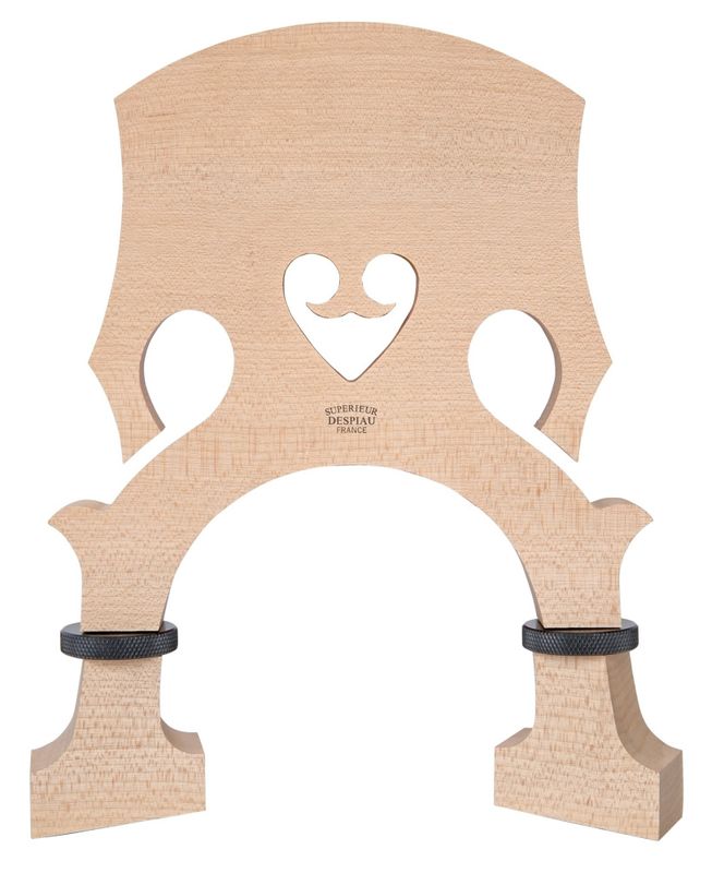 Despiau Double Bass Bridge, Height Adjustable 4/4