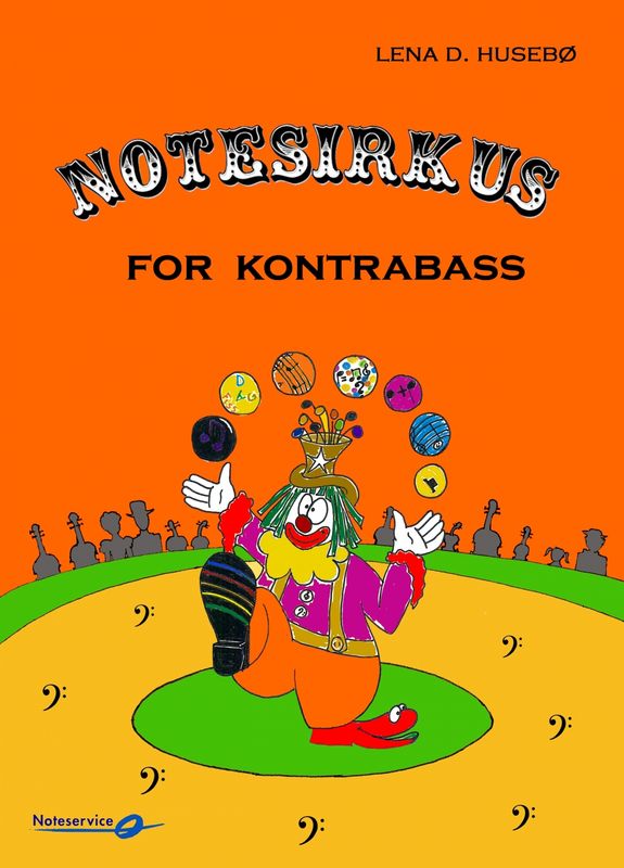 Notesirkus kontrabass