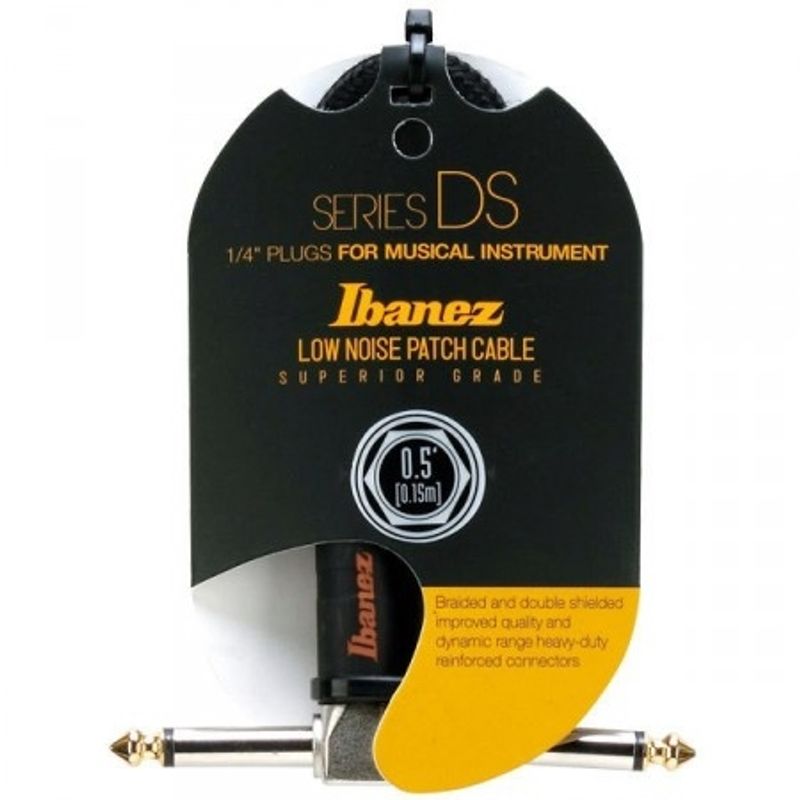 Ibanez DSC05LL 15cm patchkabel vinkelplugg