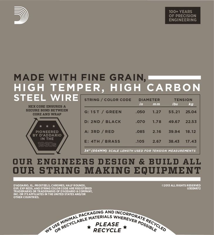 D'Addario Half Rounds Medium 050 - 105