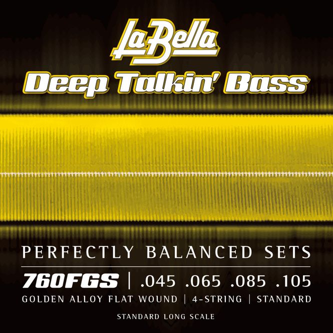 Hovedbilde La Bella 760FGS Bass Deep Talkin’ Bass Gold ...