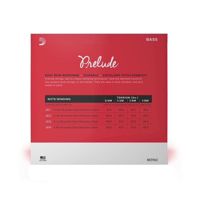 Hovedbilde D'Addario Prelude (løse strenger)