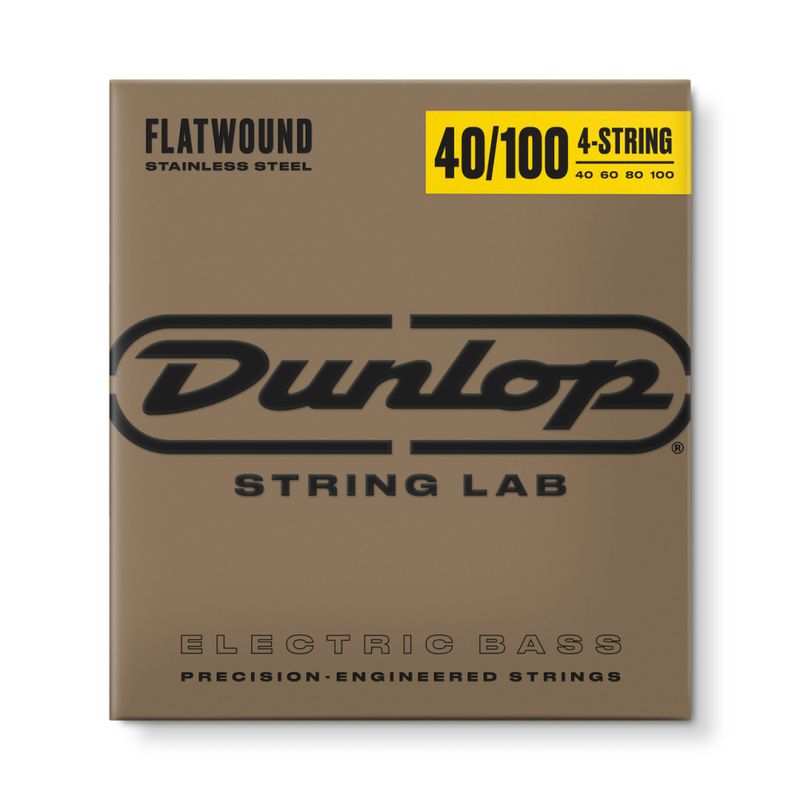 Dunlop Stainless Steel Flatwound 40/100 (Long Scale)