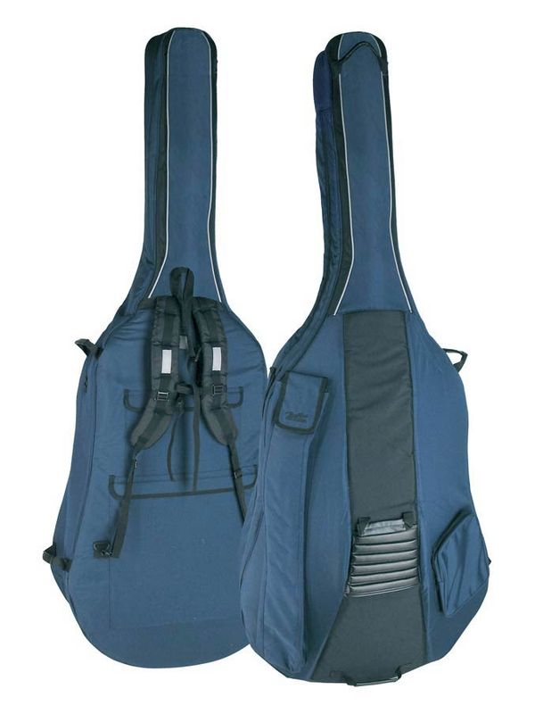 Boston Double Bass Bag - 23mm padding (Dark Blue-Grey)